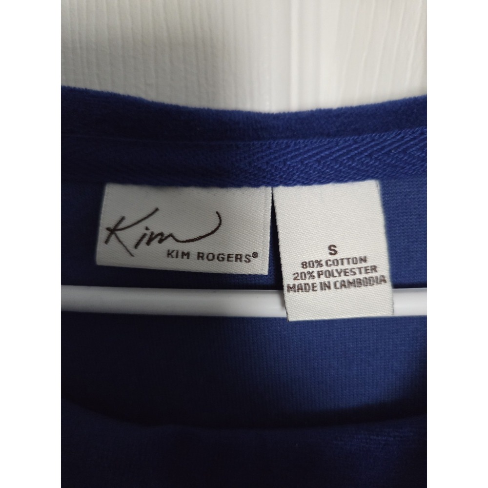Kim Rogers Velour Blue Small top Medium pants 2 pair - Picture 6 of 7
